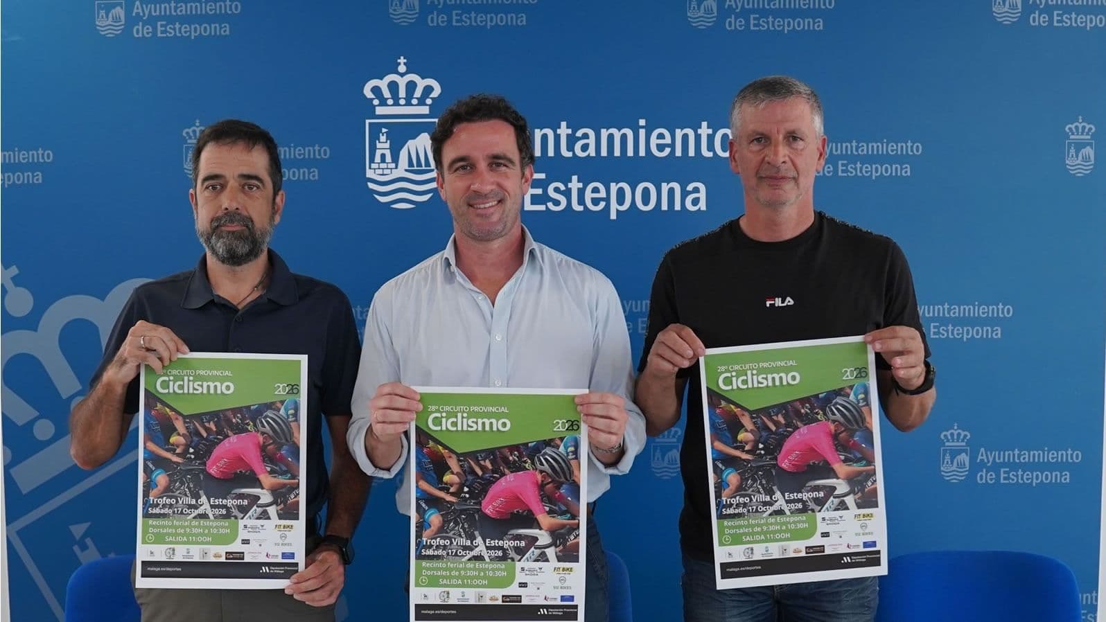 El IV Trofeo Ciclista Carretera Escuelas Villa de Estepona dará continuidad al XXVIII Circuito Provincial de Ciclismo Diputación de Málaga’26