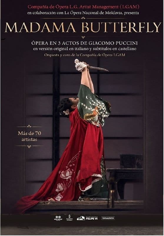 La célebre obra de Puccini, ‘Madama Butterfly’, llega al Teatro Auditorio Felipe VI con una gran producción de la Ópera Nacional de Moldavia