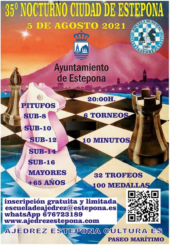 XXXV NOCTURNO DE AJEDREZ " CIUDAD DE ESTEPONA 2021 "