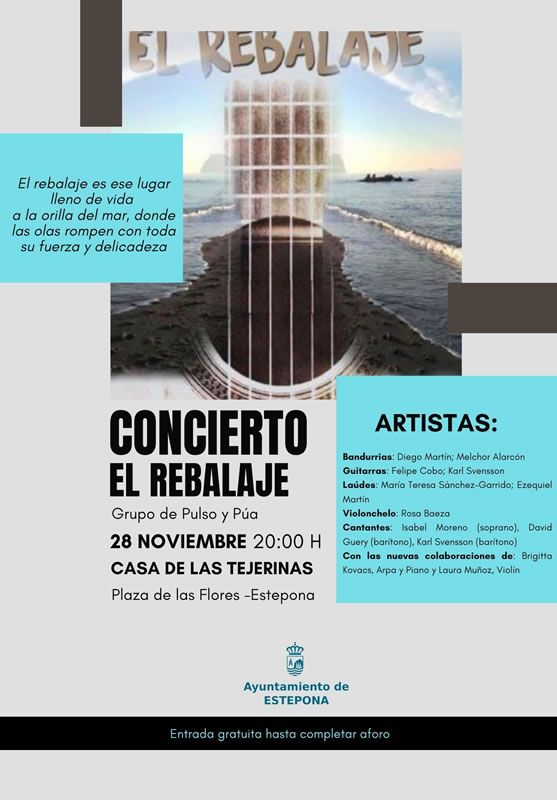 CONCIERTO DEL GRUPO DE PULSO Y PÚA "EL REBALAJE"