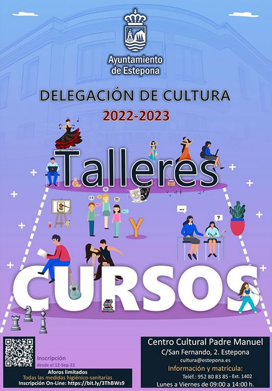 INSCRIPCIÓN CURSOS Y TALLERES CULTURA 2022/2023