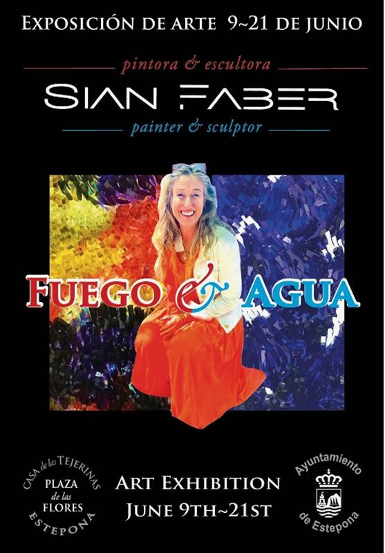 EXPO MIXTA DE PINTURA Y ESCULTURA "FUEGO Y AGUA" DE SIAN FABER