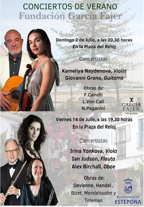 CONCIERTOS DE VERANO FUNDACION GARCIA FAJER 2023