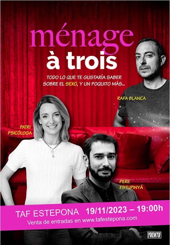 COMEDIA TEATRAL "MENAGE A TROIS"
