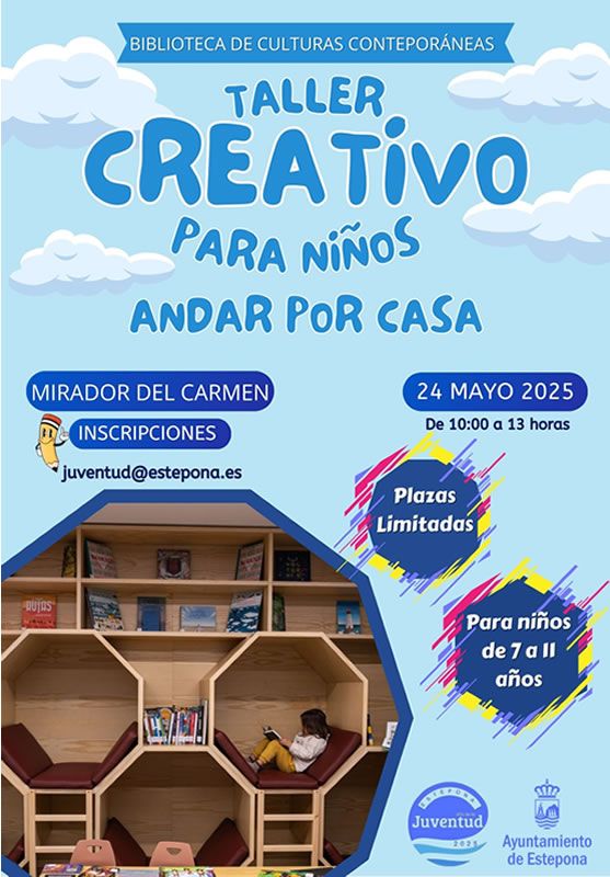 TALLER CREATIVO "ANDA POR CASA" PARA NIÑOS DE 7 A 11 AÑOS