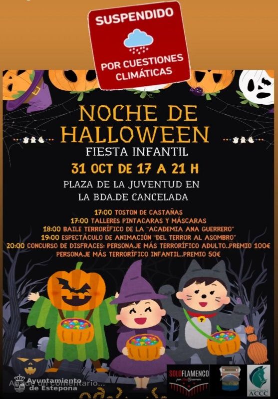 SUSPENDIDA HALLOWEEN EN CANCELADA