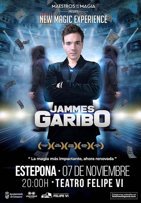 Estepona acoge el espectáculo familiar 'New Magic Experience' de Jammes Garibo el 7 de noviembre