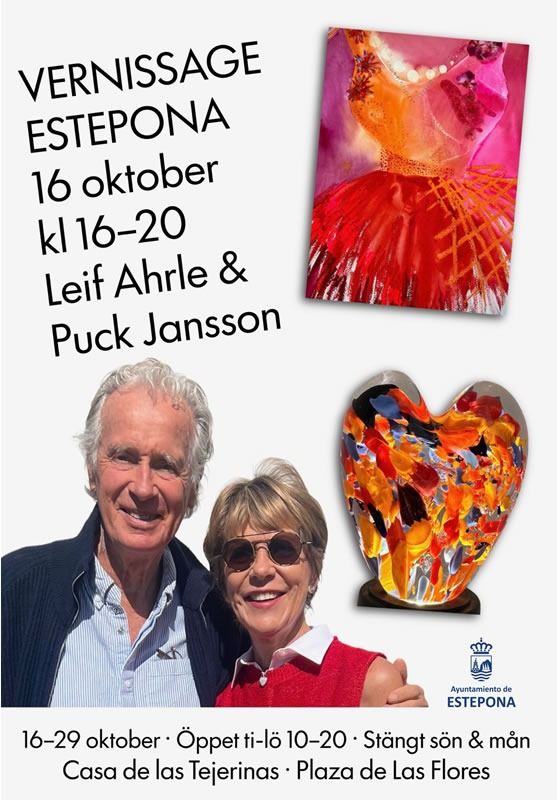 La Casa de Las Tejerinas acogerá una nueva exposición de escultura y pintura de los artistas escandinavos Leif Ahrle y Puck Jansson